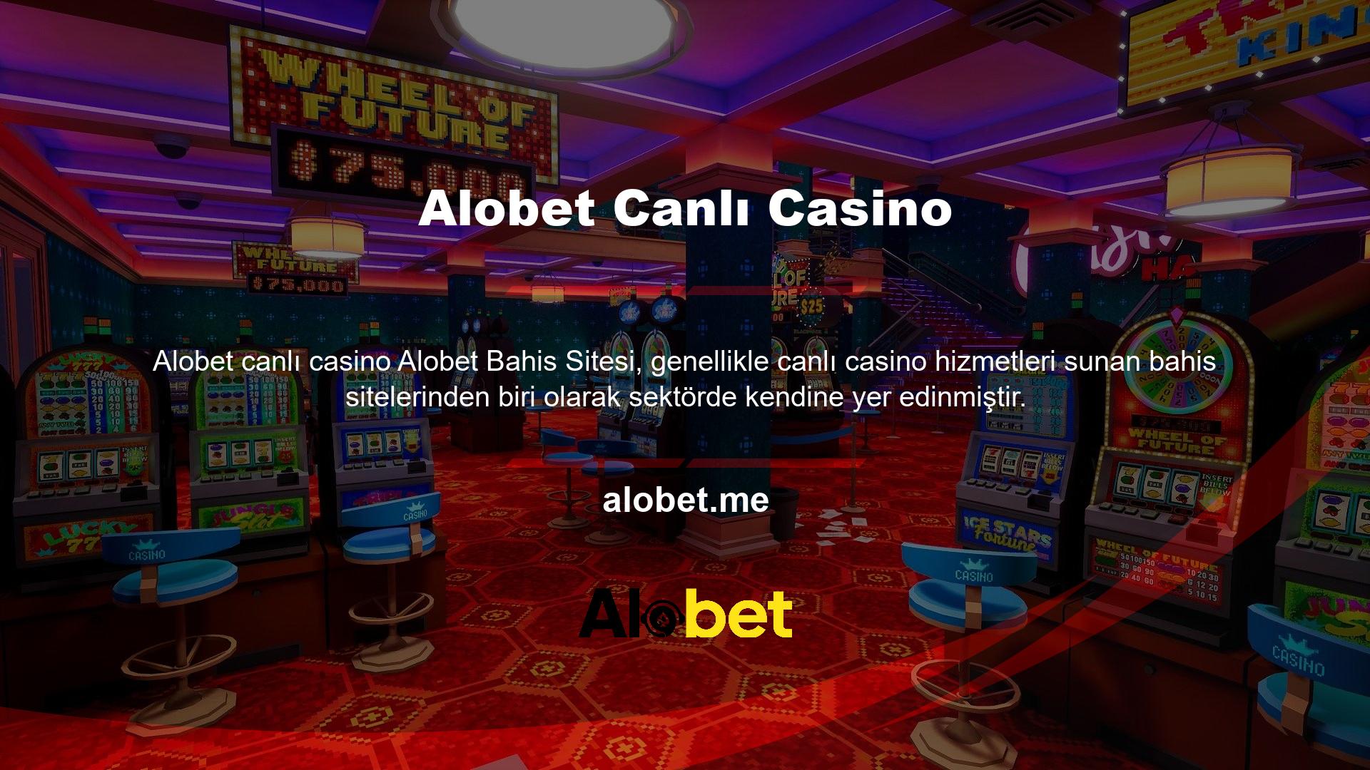 Site Alobet canlı casino canlı bahisleri o kadar çeşitlendirmiştir ki diğerlerinden daha fazla ilgi görmektedir