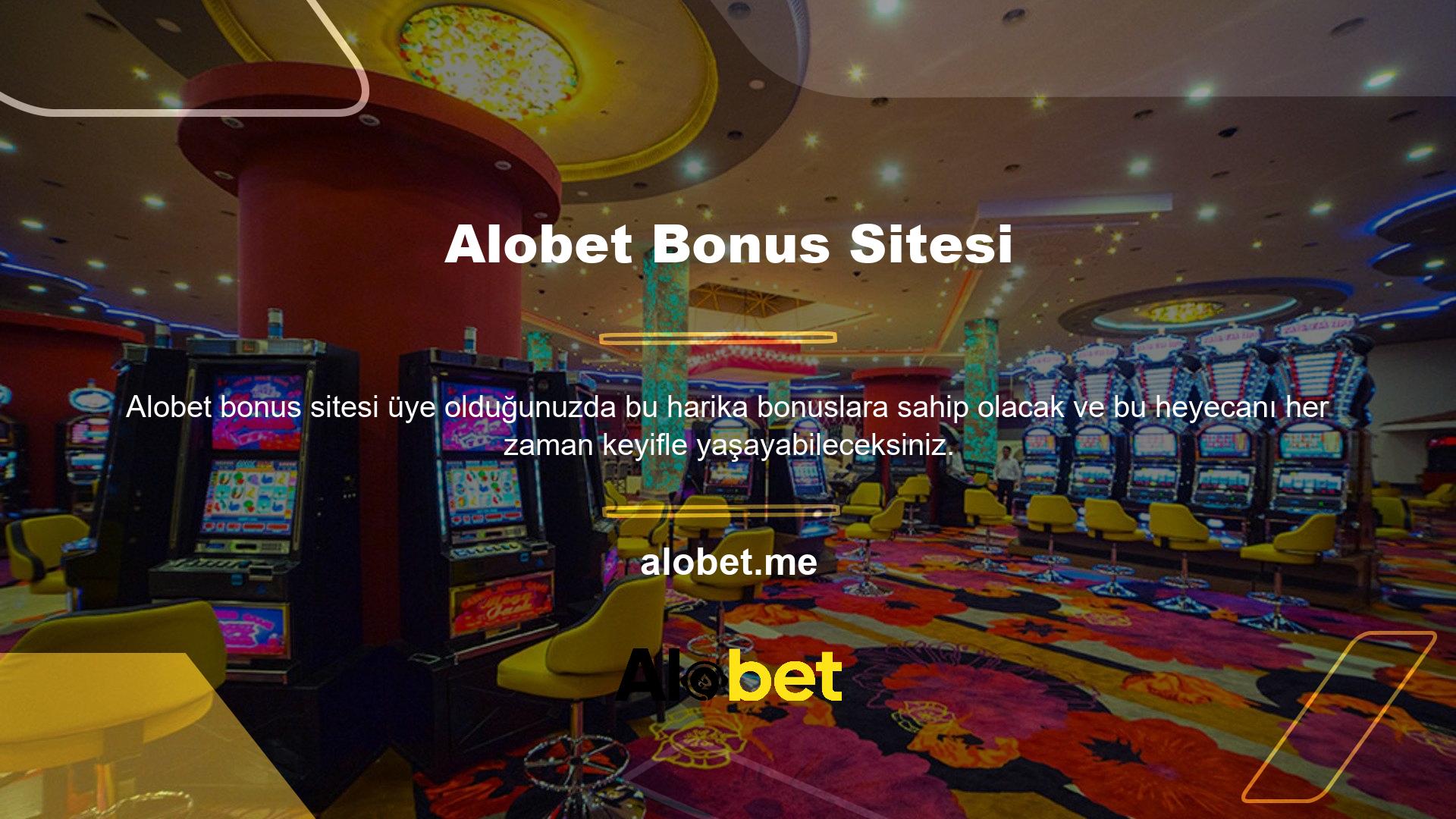 Alobet Bonus ile spor bahislerinden casino bahislerine kadar birçok ayrıcalığı en iyi şekilde elde edebilirsiniz