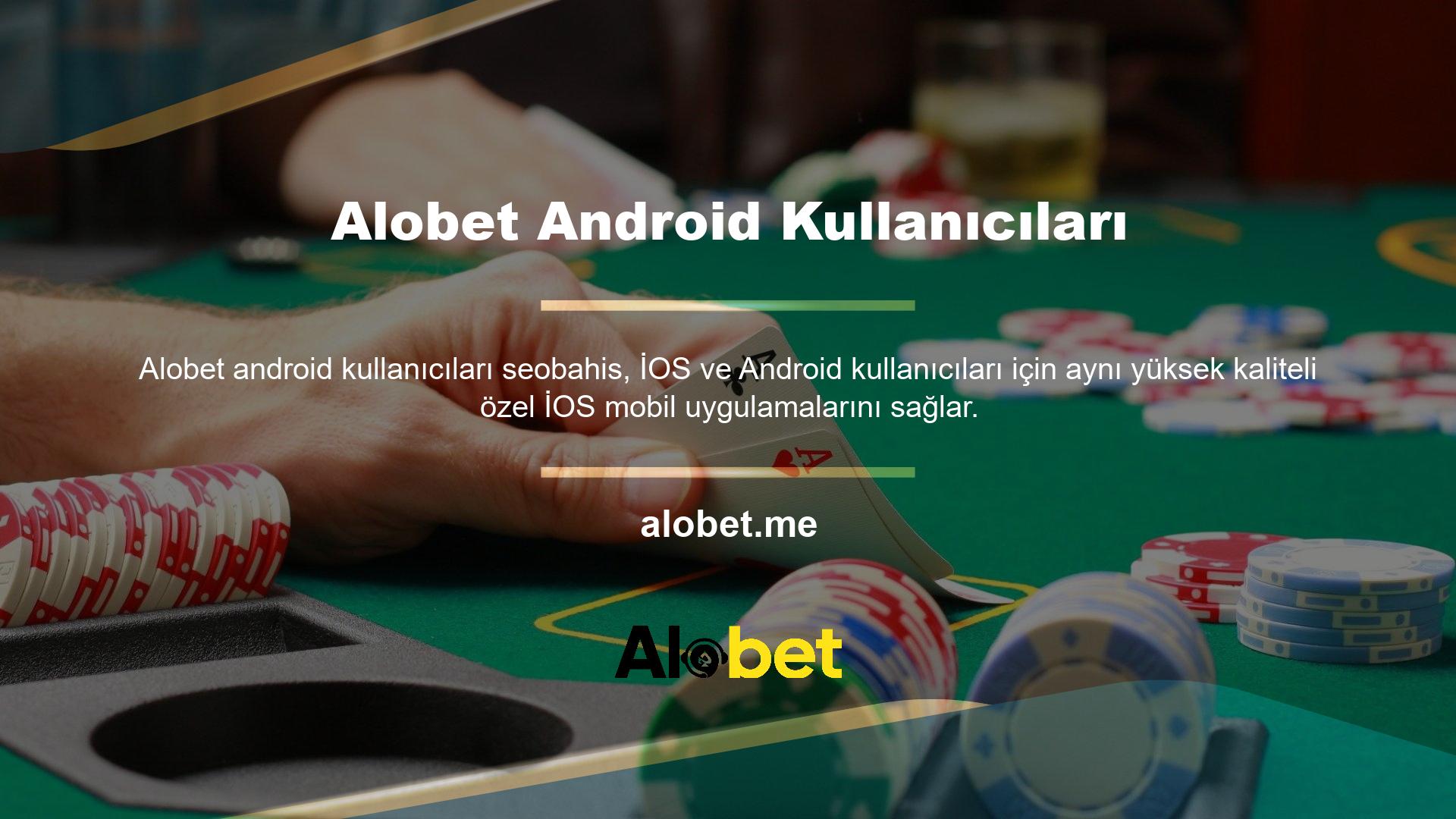 Aynı yüksek oranlara sahiptir ve Alobet aracılığıyla canlı casino, online casino, spor bahisleri, poker ve spor dahil tüm bahis pazarlarına erişim sağlar